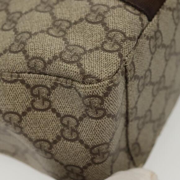 GUCCI GG Supreme Tote Bag Pvc Beige Silver - Picture 14 of 16